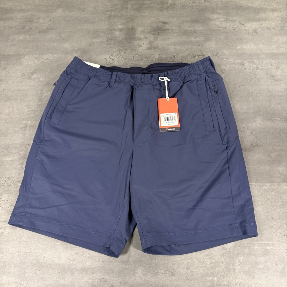 Birddogs Shorts Mens XL Sunrise Crew Navy Blue 9" Inseam Built-in Liner NEW